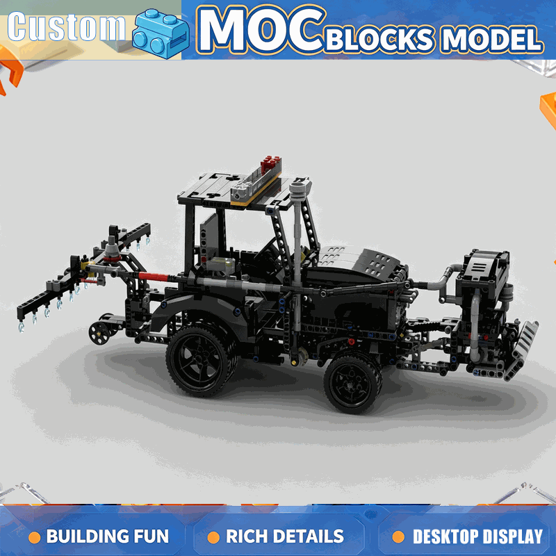 1326PCS Farm Tractor MOC Build - Agriculture Farming Education recension och pris