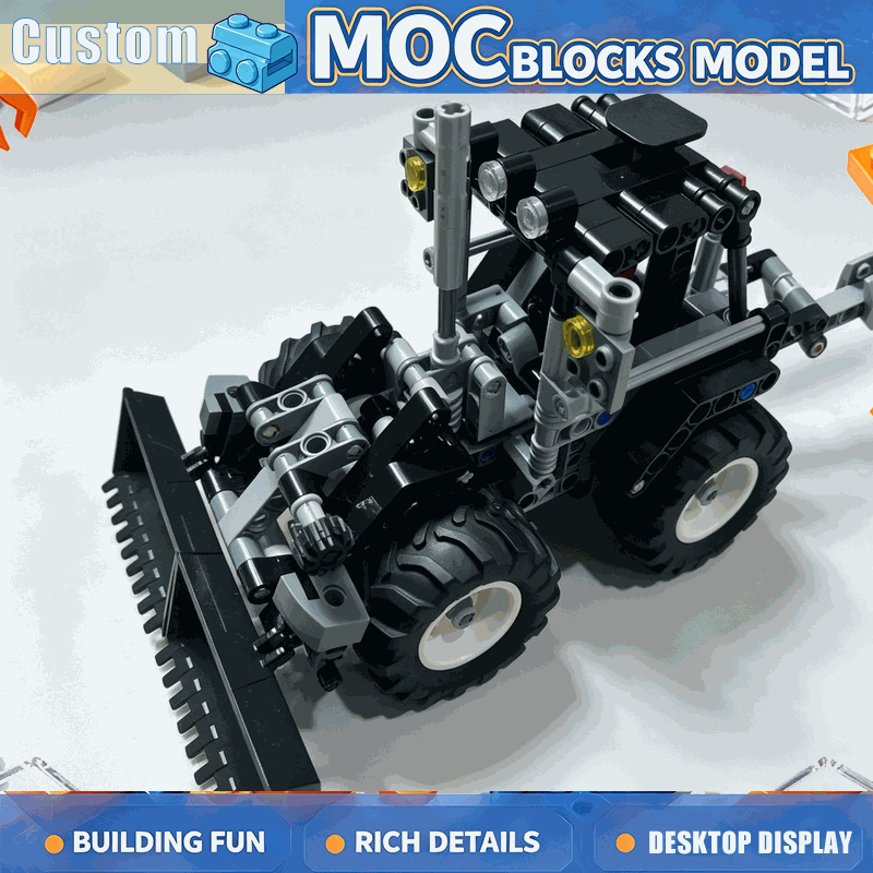 628PCS MOC Farm Tractor with T - Agriculture Farming Education recension och pris