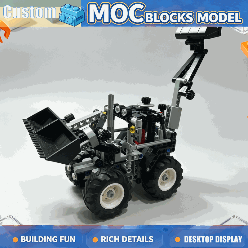 628PCS MOC Farm Tractor with T - Agriculture Farming Education recension och pris
